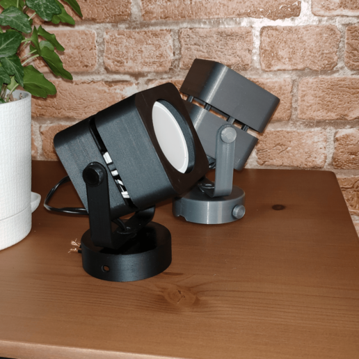 estilo loft da luz de teto a casa spotlight 3D print model - Mito3D