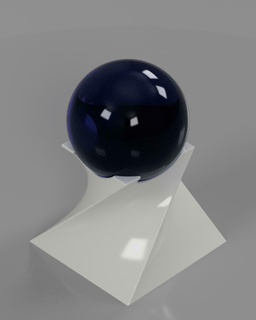 elevado cristal esfera estante soporte 20 25mm diámetros pelota 3d print model - Mito3D