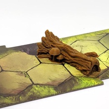 log gloomhaven single color game terrain scatter tabletop gnome fairy garden wood tree 3d print model - Mito3D