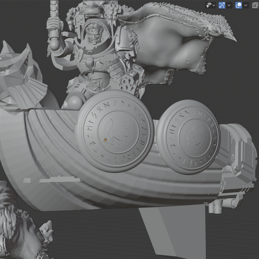 günlük Grimmdank 40k Uzay kurtlar space_wolves Logan grimmdark Grimnar fırtına sürücüsü Morkai 3D print model - Mito3D