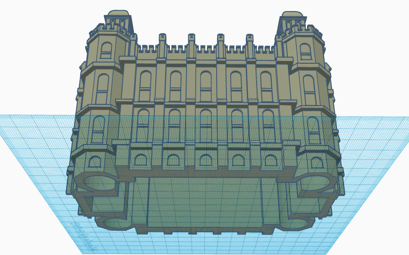 logan utah lds tempel 3D print model - Mito3D