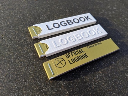 logbook sleeve - geocaching sport outdoors 3d print model - Mito3D