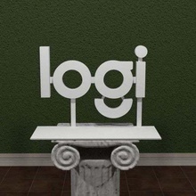 logi-logo Kunst Anzeichen logos stand sign Maus mine Mäuse logo logitech logi Tastatur emblme emblem cool Käse Speck genial 3dpicks 3d print model - Mito3D