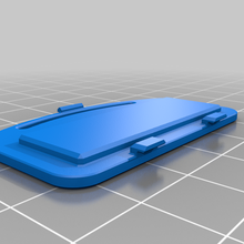 logicool trackball m575 batería cubierta carcasa funda artilugio 3d print model - Mito3D
