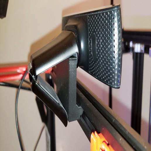 logitech camera 2020 mount tool extrusion webcam 3d printer accessories 3D print model - Mito3D