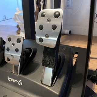 logitech g29 pedal extention pedals diy 3d print model - Mito3D