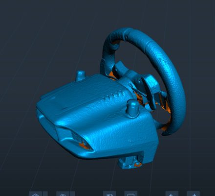 logitech g923 3d analyse engrener art 3d print model - Mito3D