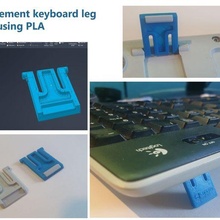 logitech k270 leg keyboard 3d print model - Mito3D