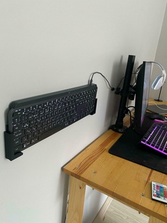 logitech mx keys stand keyboard 3d print model - Mito3D