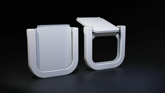 logitech streamcam webcam cover - elegant privacy design 3d model 3d print model - Mito3D