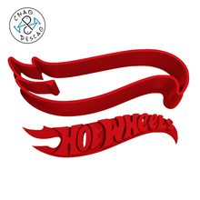 logo - hot wheels cookie cutter fondant polymer clay gadget cup flames flag wheel pastry baking 3d print model - Mito3D