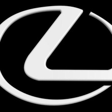 logotipo Lexus gadget 3d 3dmodel stl placa chaveiro arte carro 3d print model - Mito3D