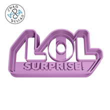 logo - lol surprise cookie cutter fondant polymer clay gadget doll pastry baking birthday 3d print model - Mito3D