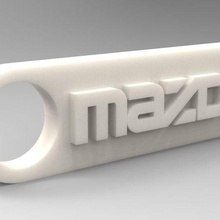 logo - mazdakeychain2 3d print model - Mito3D