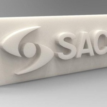 logo - sachskeychain 3d print model - Mito3D