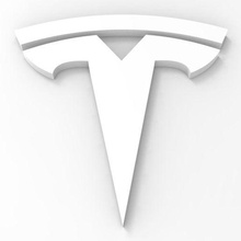 logotipo Tesla gadget 3d 3dmodel stl placa chaveiro arte carro 3d print model - Mito3D