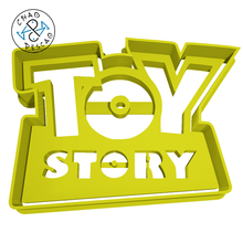 logo - toy story cookie cutter fondant polymer clay gadget rocket pizza planet play-doh sheriff woody buzz lightyear mr potato head hamm rex pastry baking 3d print model - Mito3D