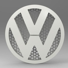 logo - volkswagenlogo 3d print model - Mito3D