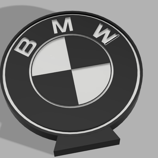 logo BMW luminoso 3D print model - Mito3D