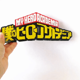 logotipo boku herói academia 3d print model - Mito3D