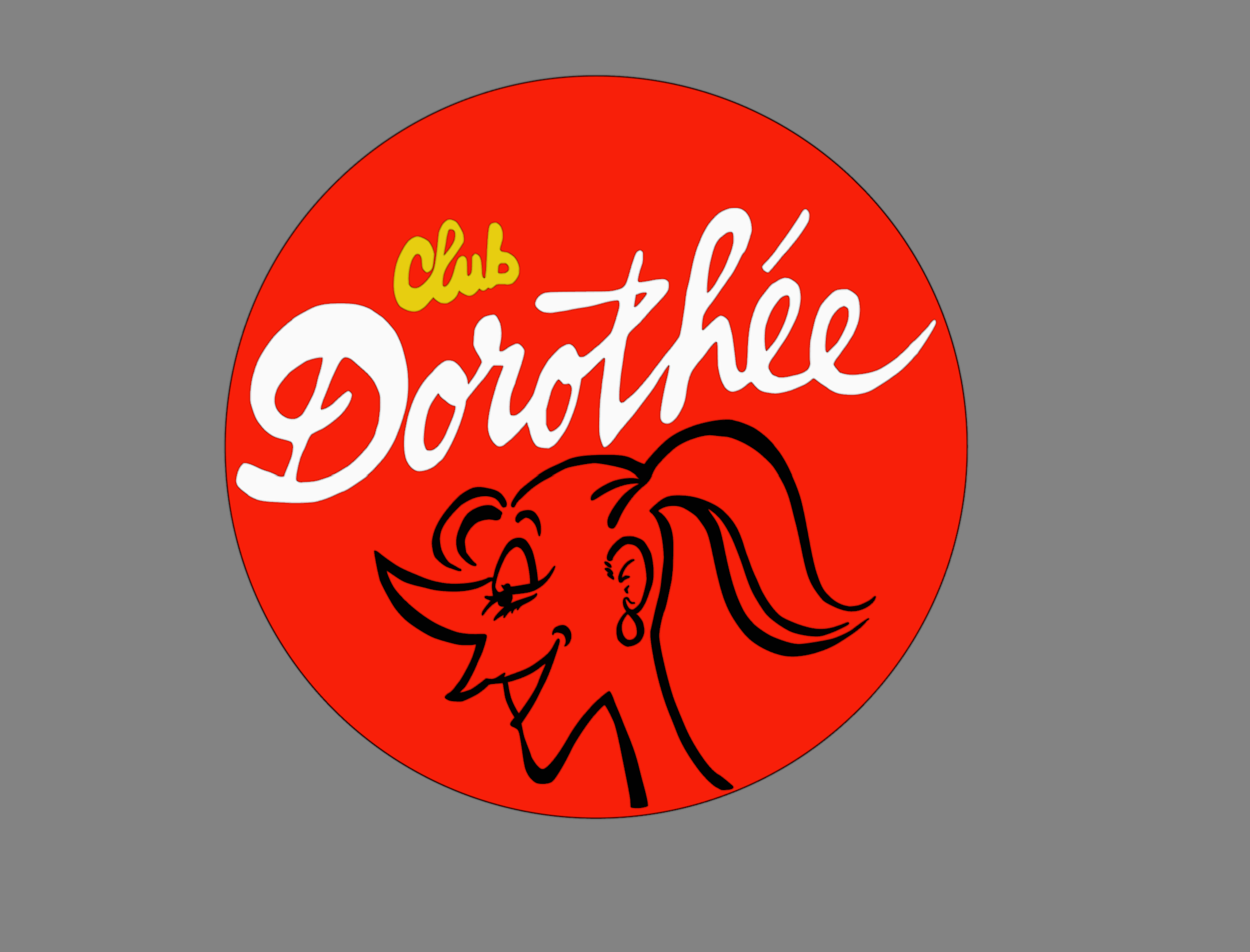 logo club dorothee fanart doroth e 3D print model - Mito3D