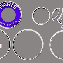 Logo Collage Paris Heilige Germain Plätzchen Cutter Gegründet Schneider Teile Deko Kekse Muffins 3d print model - Mito3D