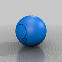 logo creativo società allatra anni albero palla allatraunites Interactive_art 3d print model - Mito3D
