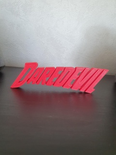 logo dardevil marvel 3d print model - Mito3D