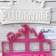 logo fortnite various cookie cutter game gamer deep-rooted pla 3d print model - Mito3D