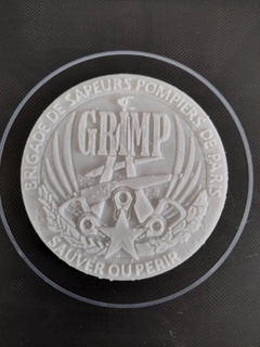 logo grimp bspp firefighter paris Various logo; bspp; firehouse bombero garage 1/43 ho model diorama industry factory company offices 3d print model - Mito3D