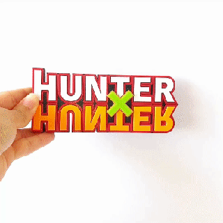 logo hunter x 3d print model - Mito3D