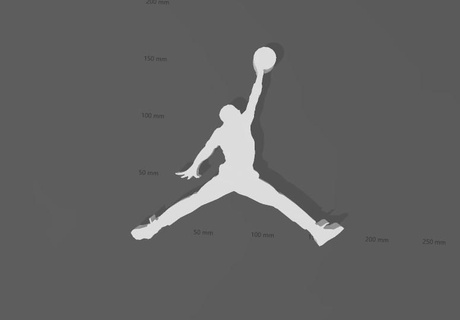 Logo Jordanien verschiedene Nike Deko Wandgemälde Straßenkleidung 3d print model - Mito3D