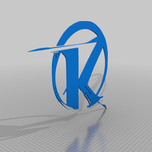 Logo Kaamelott Kunst 2d 3d print model - Mito3D