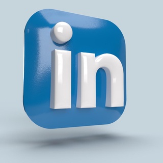 logotipo LinkedIn Alto qualidade obj mídia social 3d companhia 3d print model - Mito3D