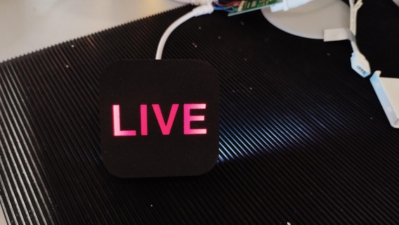 logo live led possible logo live led lettering neon  3d print model - Mito3D