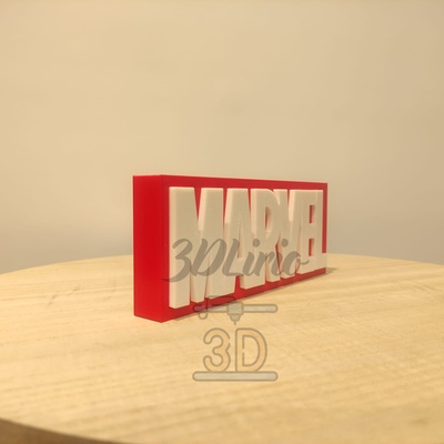 logo merveille couleur 3d print model - Mito3D