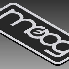 logo moog minimoog çeşitli luifer piyano müzik 3d print model - Mito3D