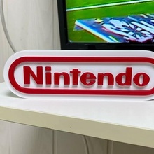Logo Nintendo Gaming Schalter Logotipo 3d print model - Mito3D