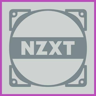 logo nzxt fan cover 120 mm pc grill 120mm 3d print model - Mito3D