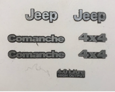 logo rc 1 10 comanche cherokee banda 93 macchina scala crawler jsscale squadra si addormentò corpo jeep 3d print model - Mito3D