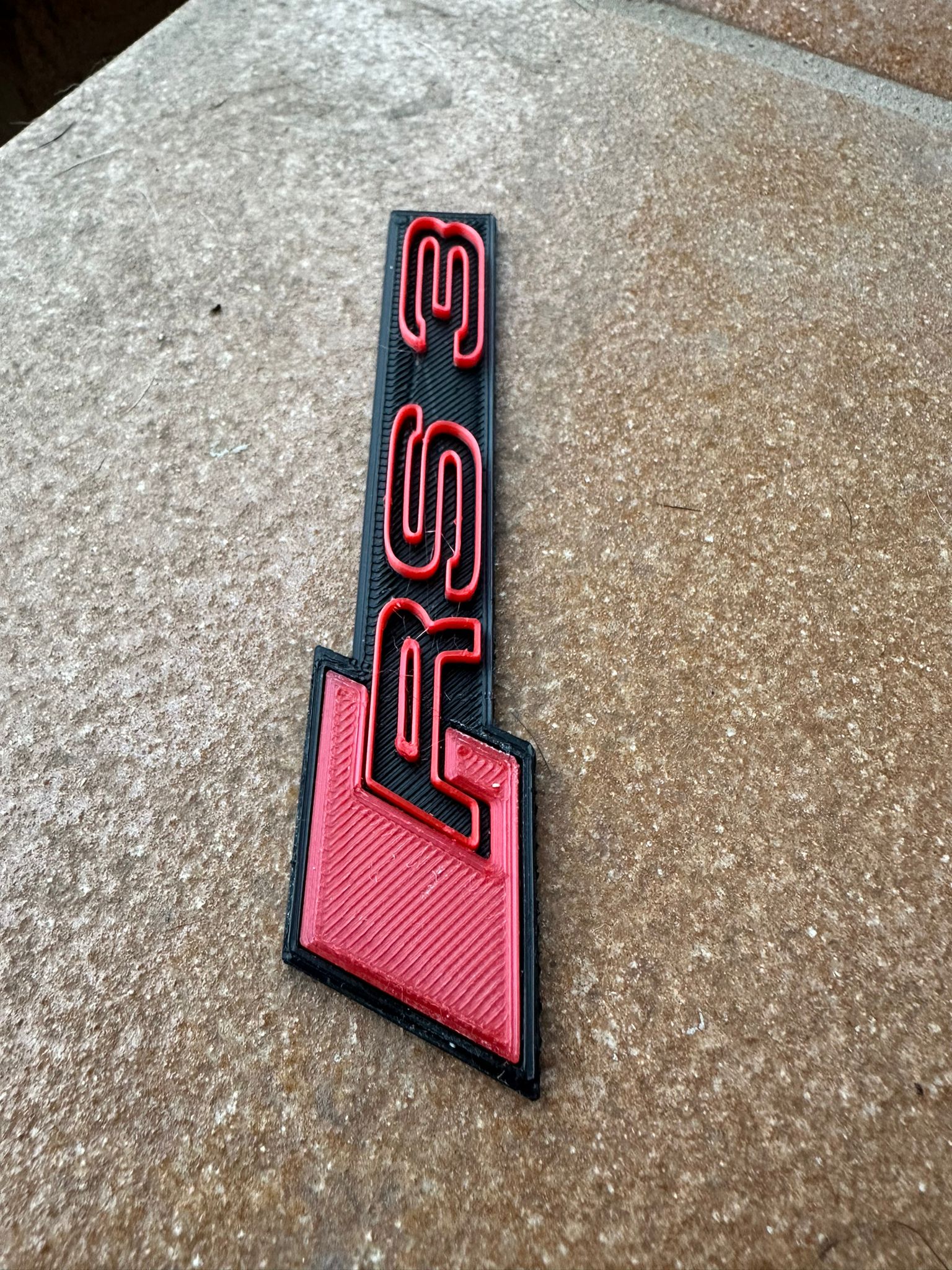 logo rs3 gadget Audi 3D print model - Mito3D