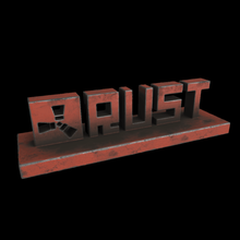 logo rust facepunch games 3d print model - Mito3D