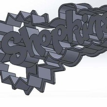 logo shopkins cookie cutter kitchen_dining 3d print model - Mito3D