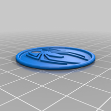 logo spiderman 3d print model - Mito3D