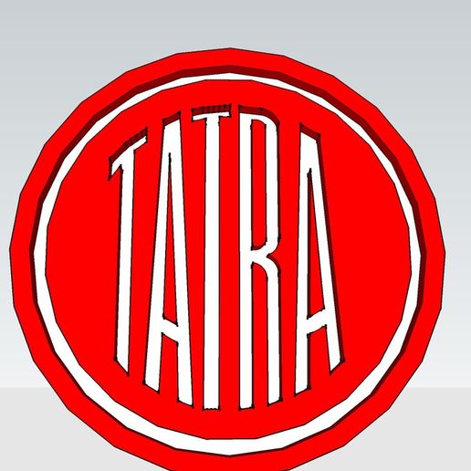 logo tatra arte camion segni loghi 3D print model - Mito3D