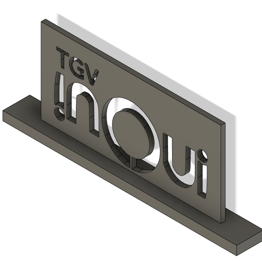 logo raison inoui joue jouet train 3D print model - Mito3D