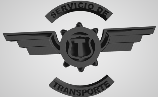 logotipo transporte ejercito Chile militar academia combate Calavera Comando infante infantaria 3d print model - Mito3D