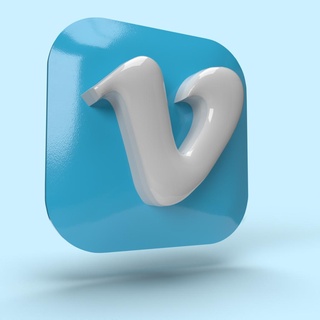logo viméo haute qualité obj médias sociaux 3d compagnie 3d print model - Mito3D