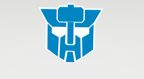 Logo Schläger Spiel Transformer Zubehörteil Spielzeug abspielen Zubehör 3d print model - Mito3D
