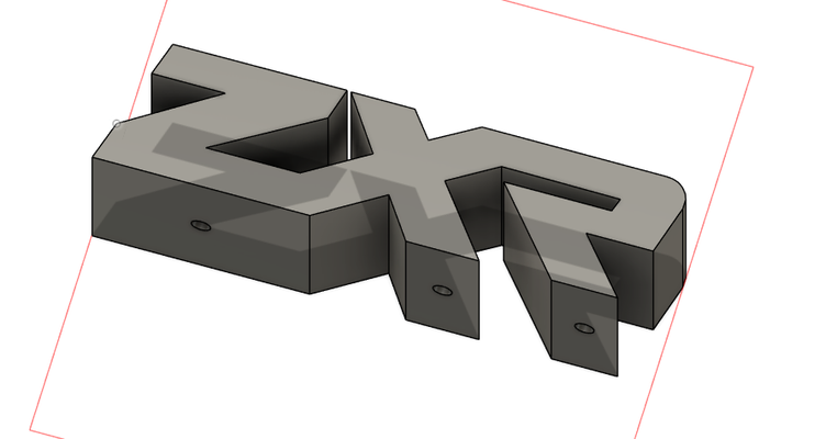 logo zxr kawasaki kawazaki motorrad zubehörteil dekoration kunst 3d print model - Mito3D
